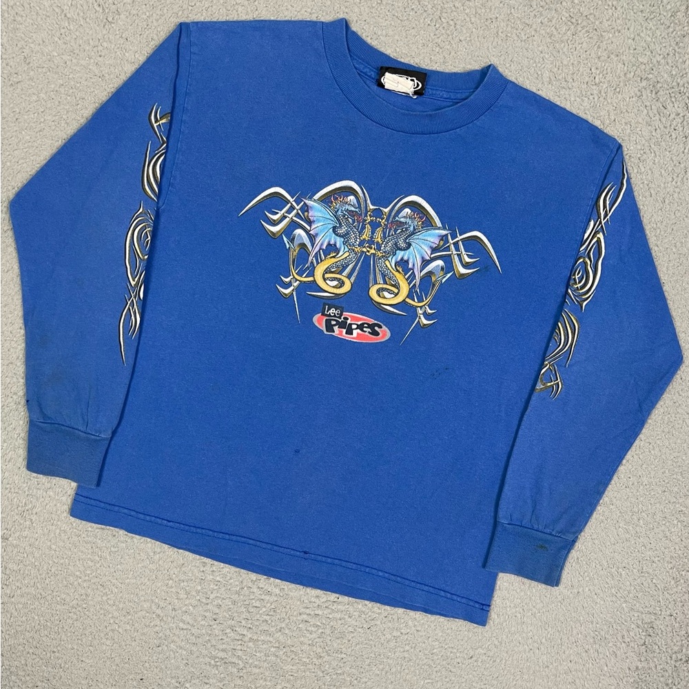 Kids Vintage Lee pipes‎ dragons T-shirt